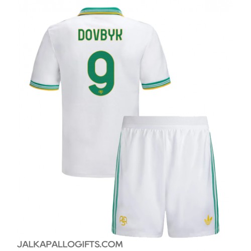 AS Roma Artem Dovbyk #9 Kolmas Peliasu Lasten 2025-26 Lyhythihainen (+ Lyhyet housut)